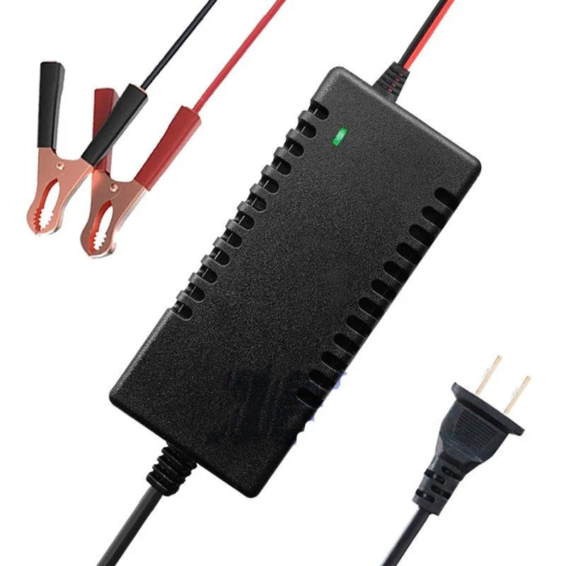 12V3A lead acid battery charger with 100-240V input, American or European Standard plug option