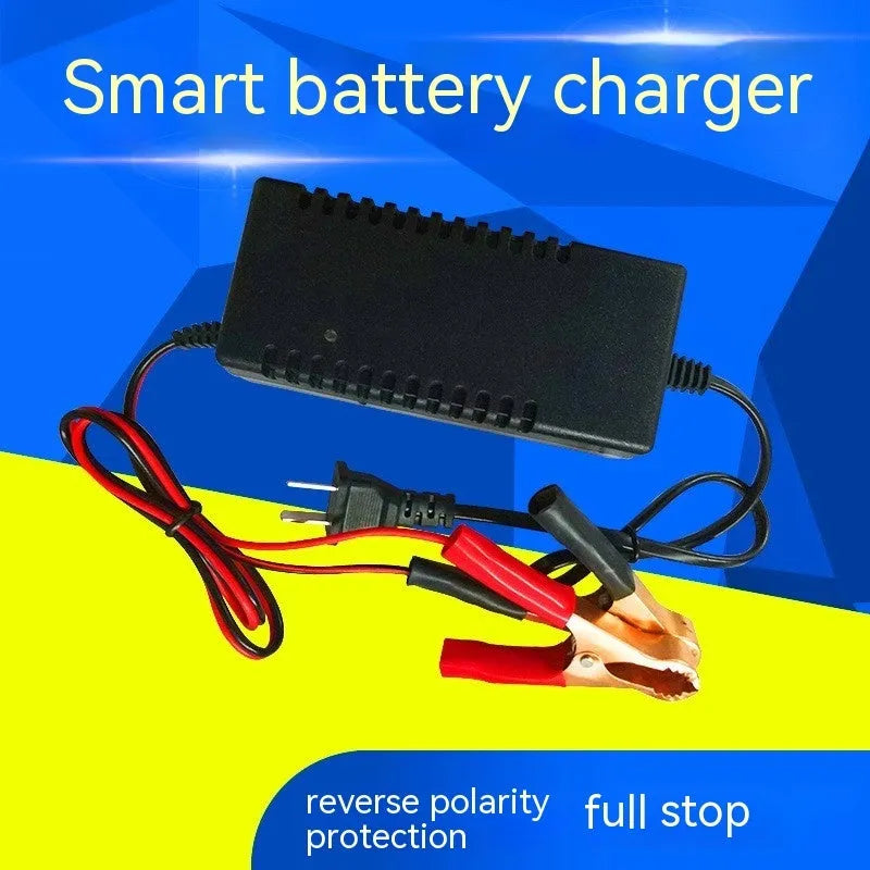 12V3A lead acid battery charger with 100-240V input, American or European Standard plug option