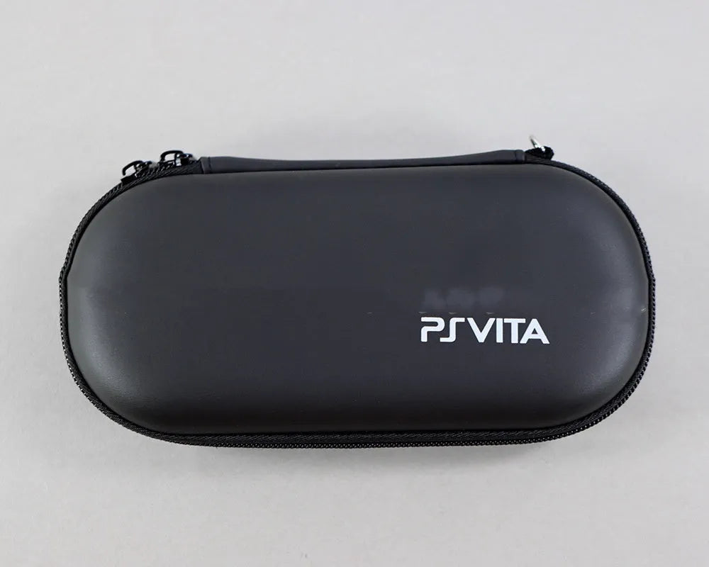Black shockproof storage bag for PSVita console, protective travel pouch