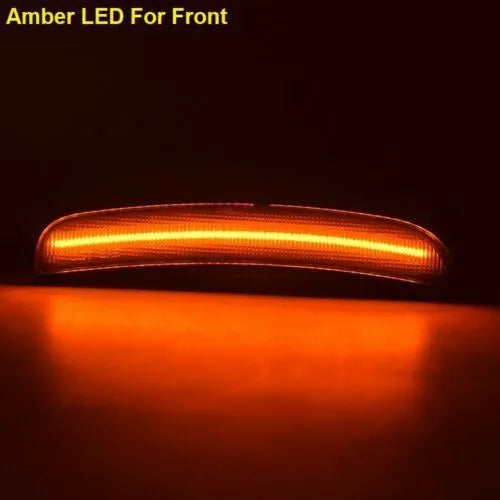 Dodge Challenger Charger 2015-2020 side turn signal light in ABS housing front yellow lamp
