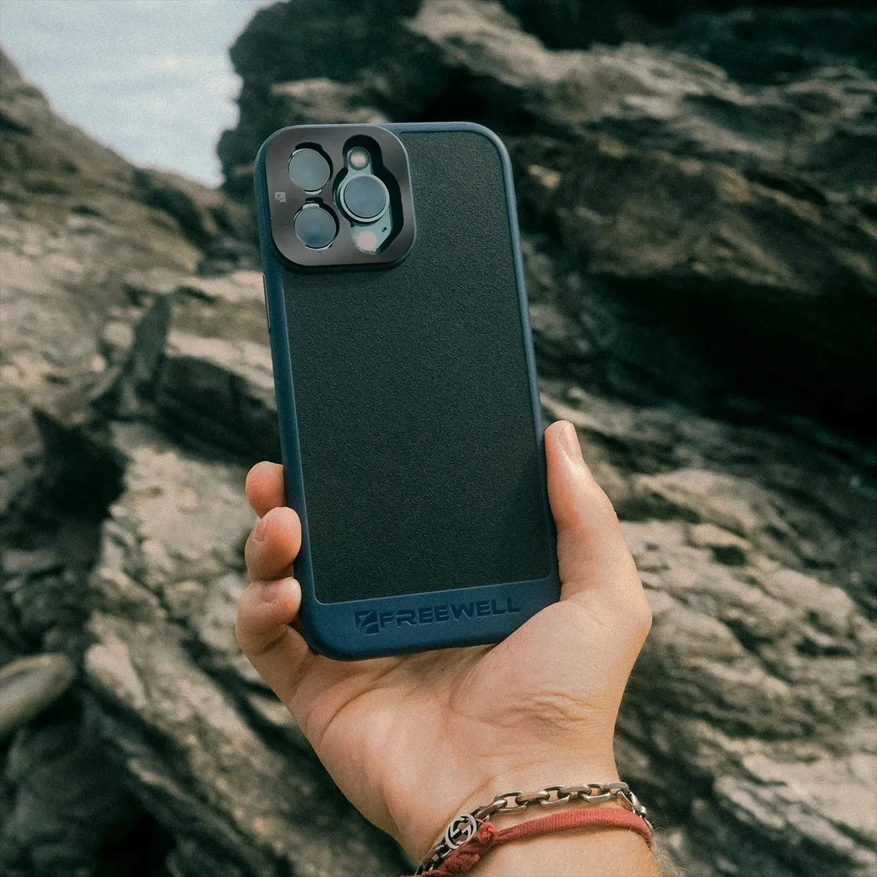 Black phone case for iPhone 13 Pro Max, 14 Pro, and 15 Pro series with hard plastic finish