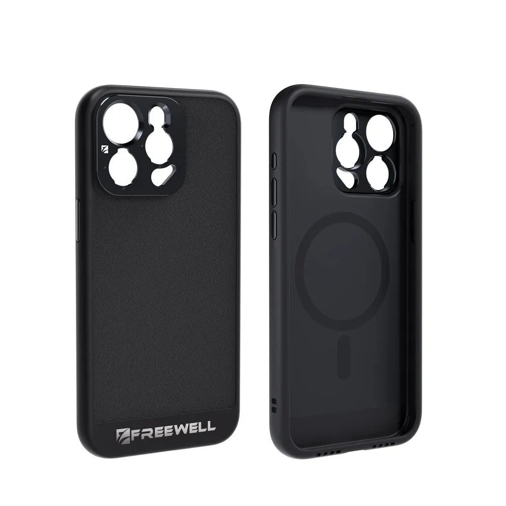 Black phone case for iPhone 13 Pro Max, 14 Pro, and 15 Pro series with hard plastic finish