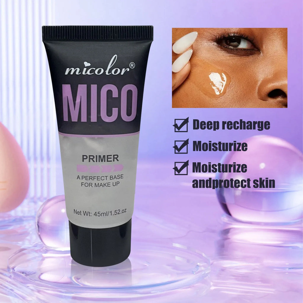 Makeup primer and finishing spray two-in-one cosmetics set with 45ml and 40ml bottles