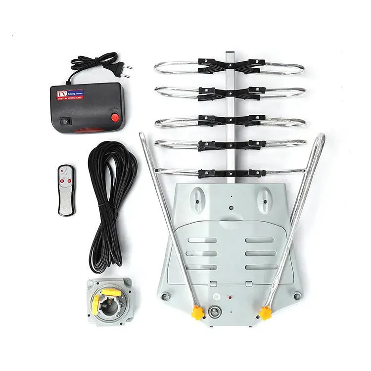 Rotatable outdoor digital TV antenna model GR-1002 with high gain elements for 470-862MHz reception