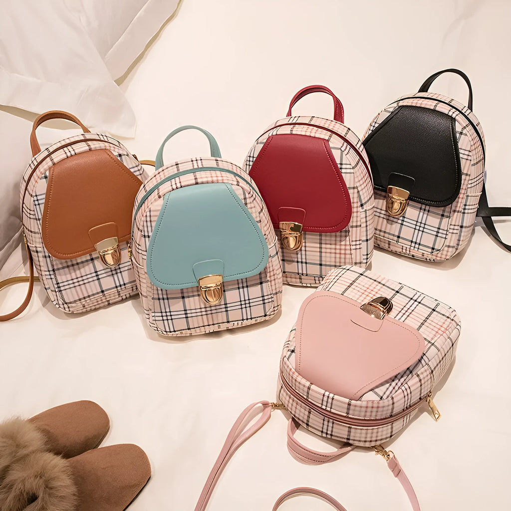One shoulder diagonal phone bag in PU leather available in black, blue, brown, pink, and red colours.