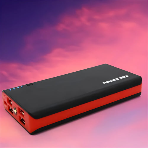 20000mAh portable power bank in multiple colours with compact 145mm dimensions