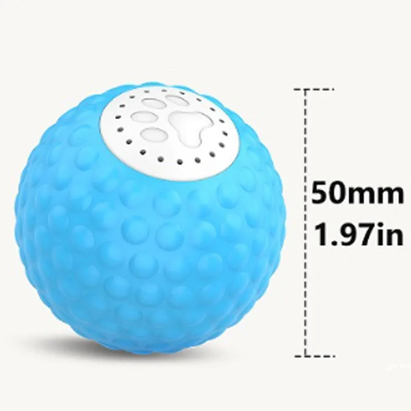 Remote control and coloured smart cat ball toy for interactive pet play