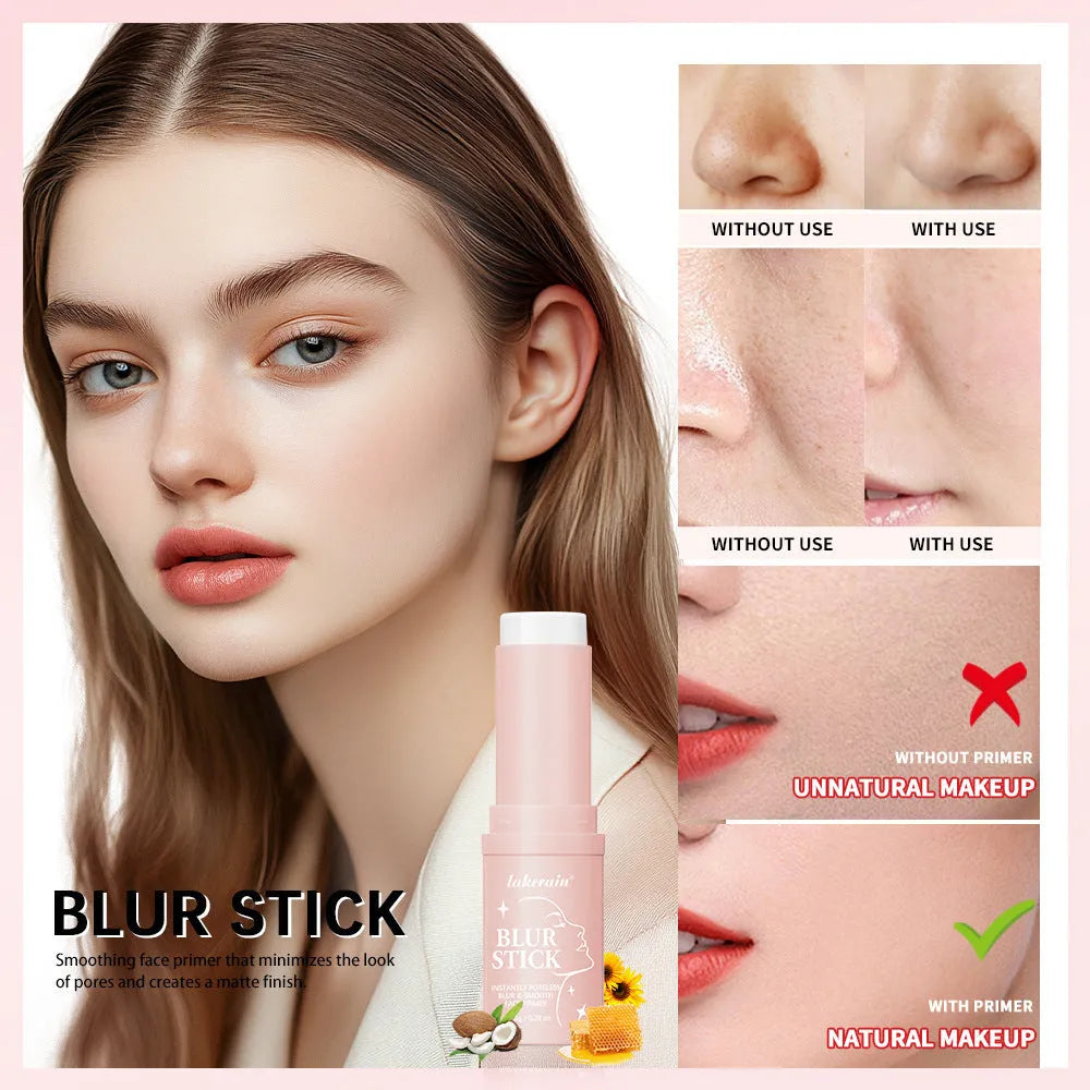 Lakerain pore invisible stick matte primer with brightening and moisturising properties for smooth skin base