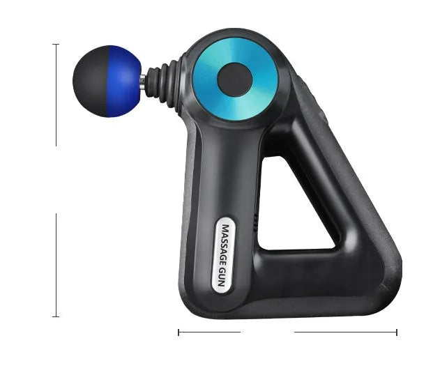 Blueidea fascia gun muscle relaxer in blue with 11mm amplitude and six speed levels