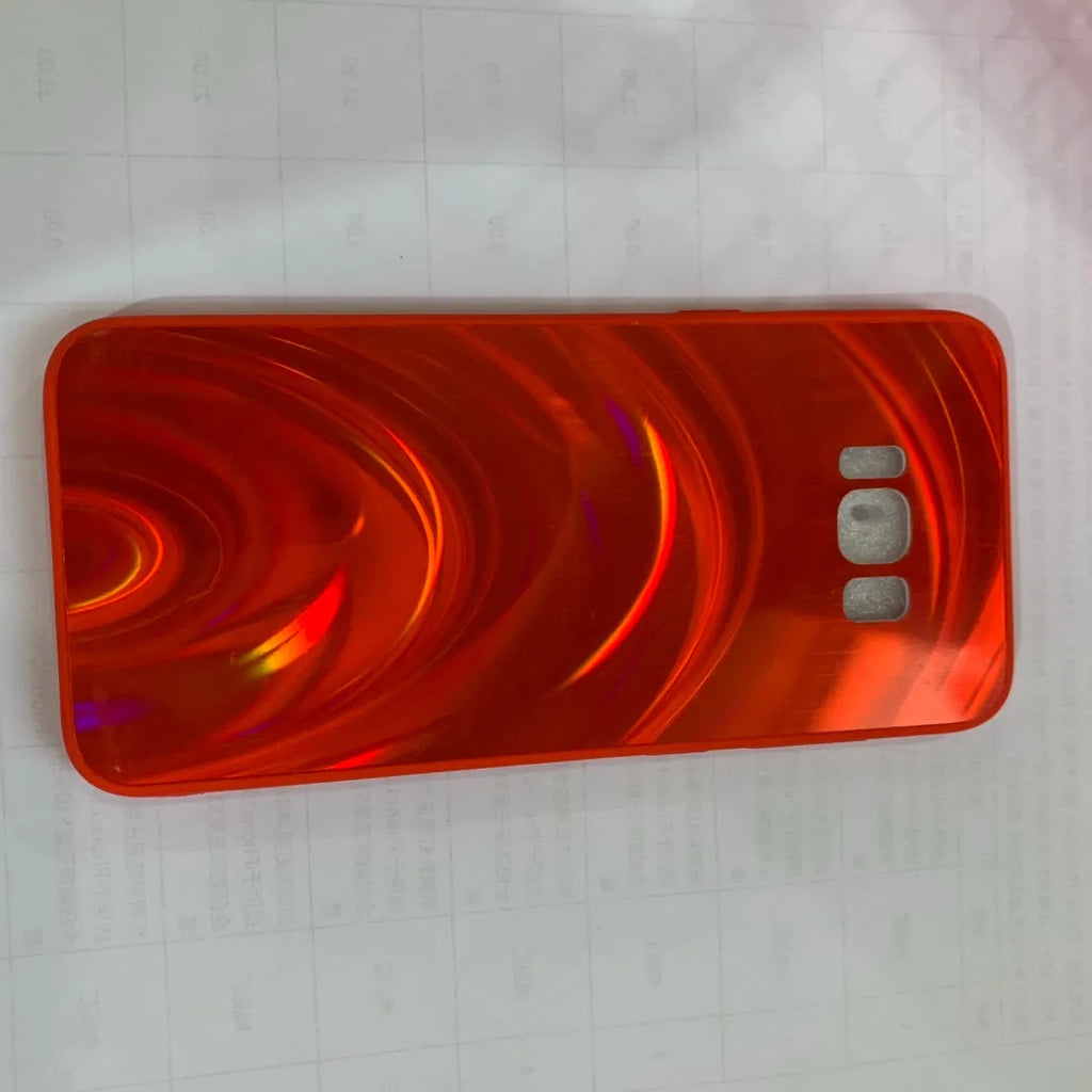 Marble shockproof silicone phone case for Samsung, TPU PC acrylic, soft edge full cover, anti-fingerprint, black colour