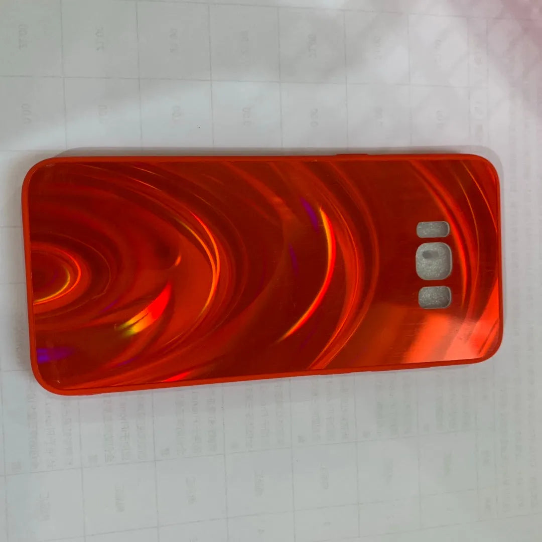 Marble shockproof silicone phone case for Samsung, TPU PC acrylic, soft edge full cover, anti-fingerprint, black colour