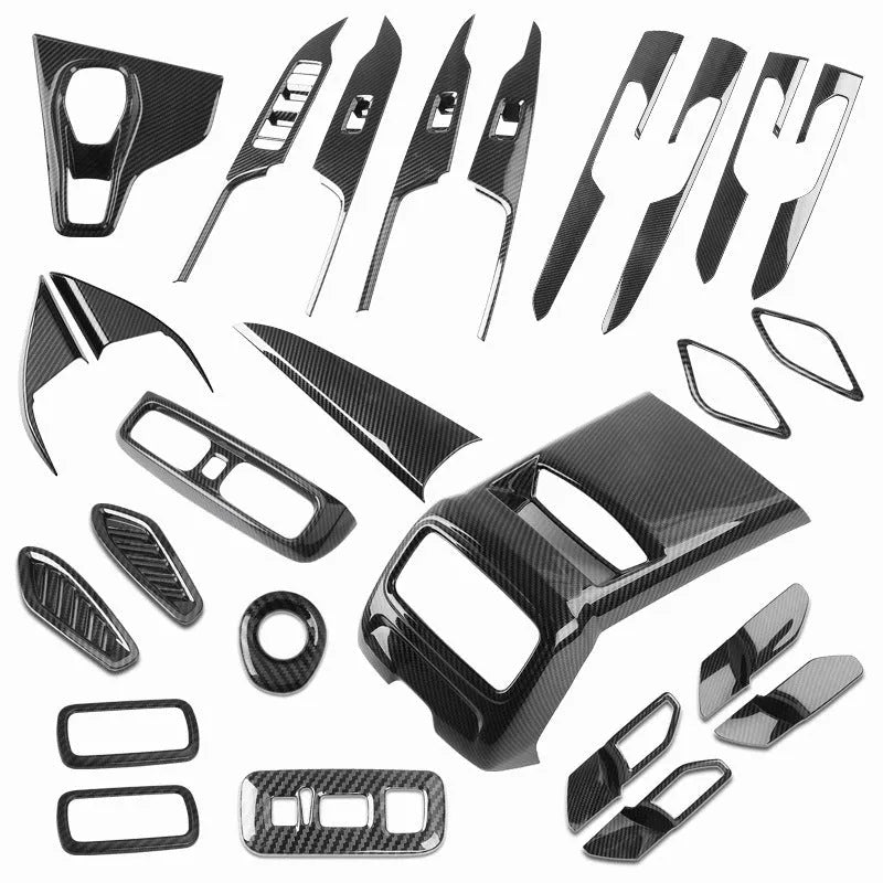 Silver ABS electroplated tail light eyebrow decoration set for Mitsubishi Outlander