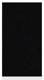 Black self-adhesive air conditioning light shading patch sticker on a white AC panel covering an LED display