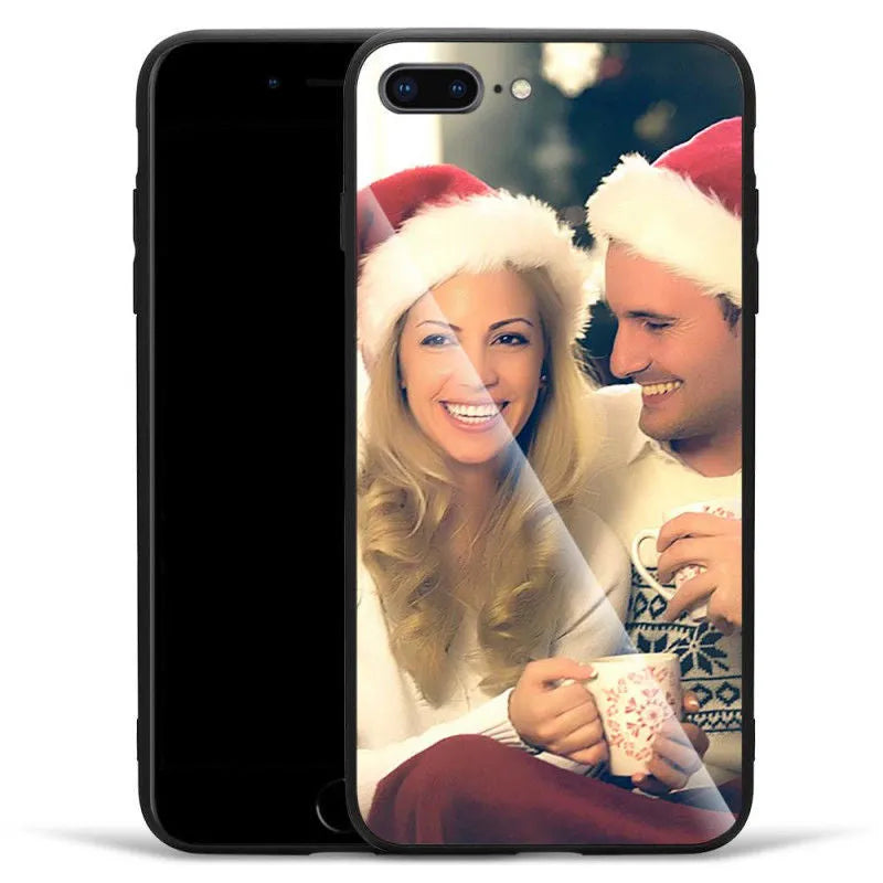 Slim patterned hard case for iPhone with raised camera edge and precise button cutouts.