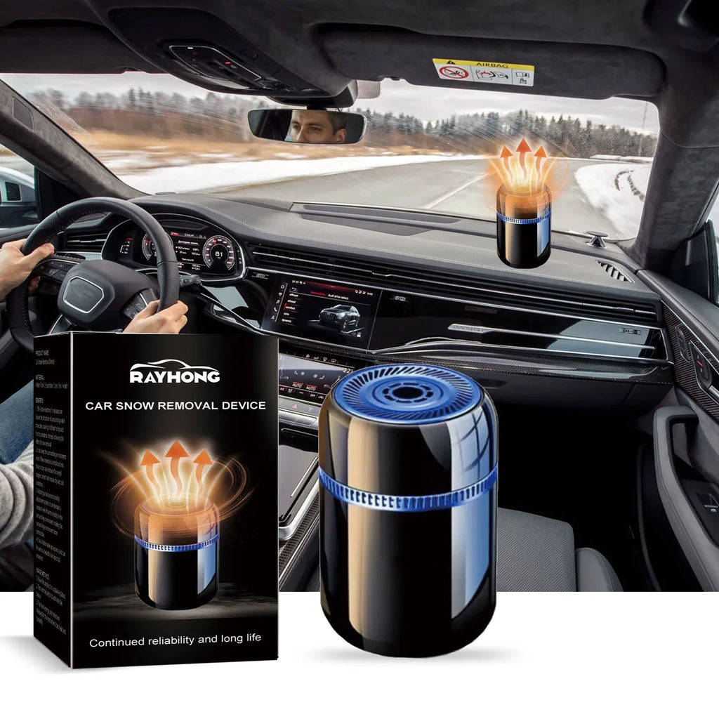Car windshield defroster compact 5.6x6.8cm heated tool for snow melting