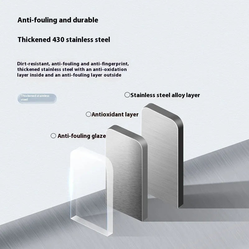 Stainless steel smart inductive trash can with automatic lid and square bucket design.