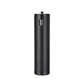 Black aluminium alloy charging treasure handle power bank with integrated grip