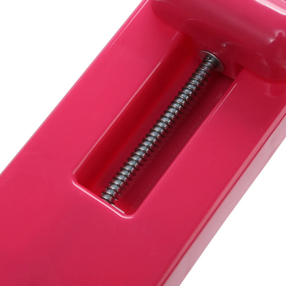 Pink ballet foot trainer with rotational shaping mechanism for instep strength development