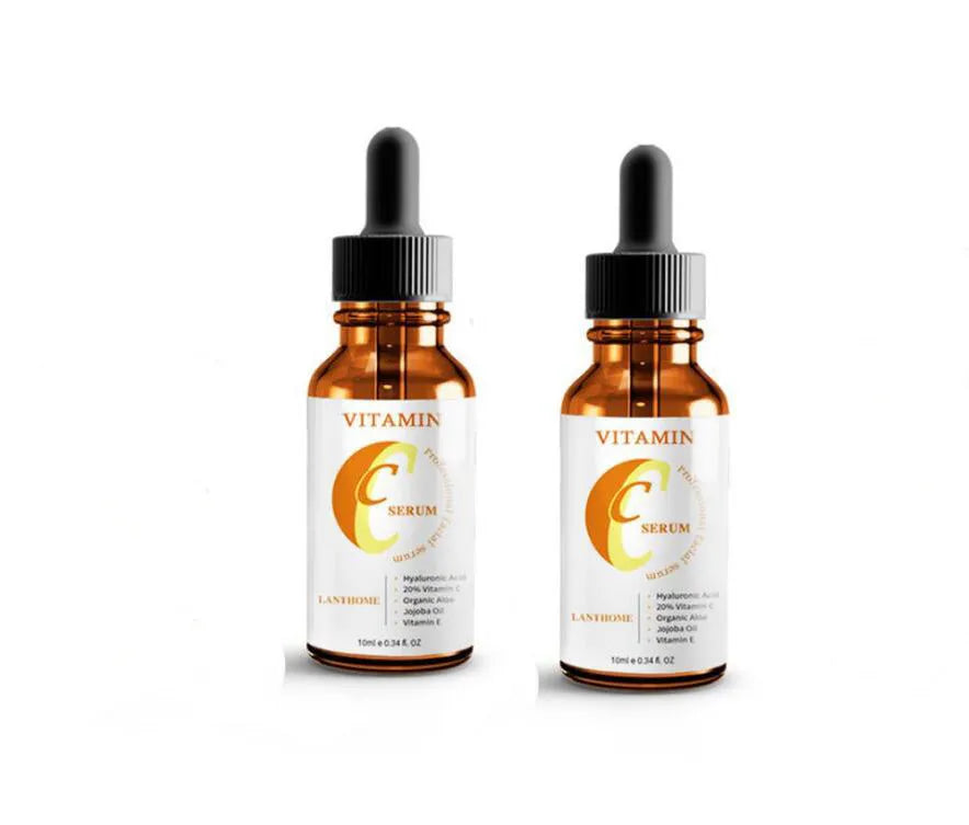 10ml vitamin C hyaluronic acid facial serum bottle with natural whitening essence