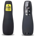 2.4G wireless PPT flip pen laser pointer presenter remote with USB receiver on white background