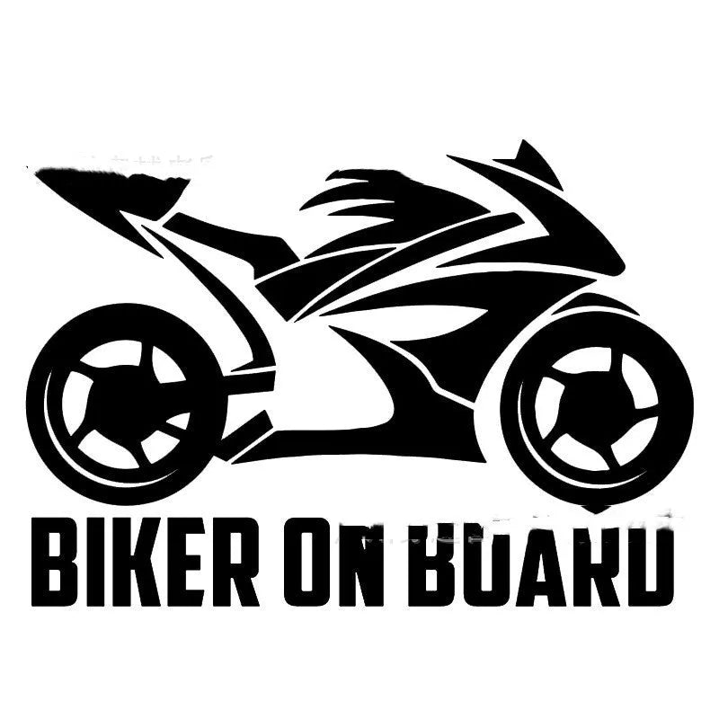 Motorcycle reflective sticker in chosen colour and size, made from pet material