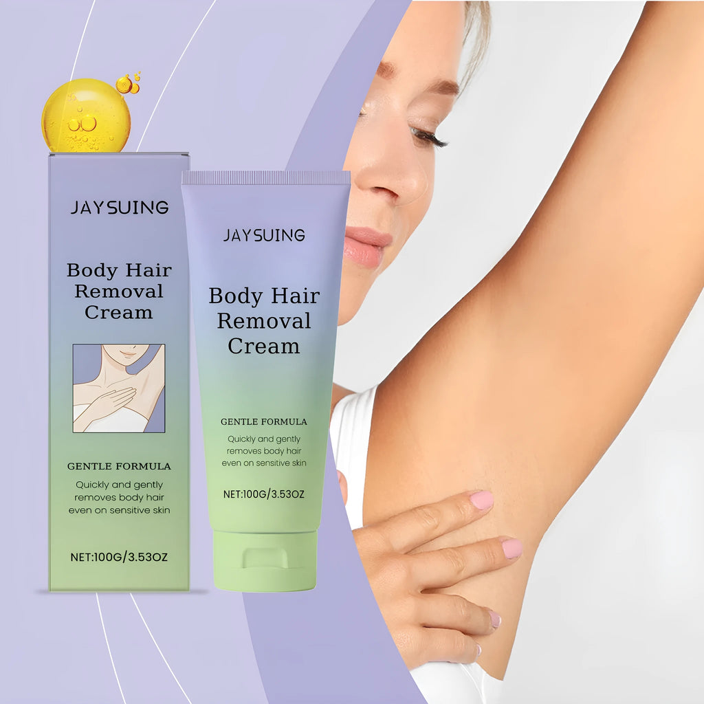 Moisturizing Care Oil hair removal cream 100g tube with glycerin and witch hazel for body hair removal