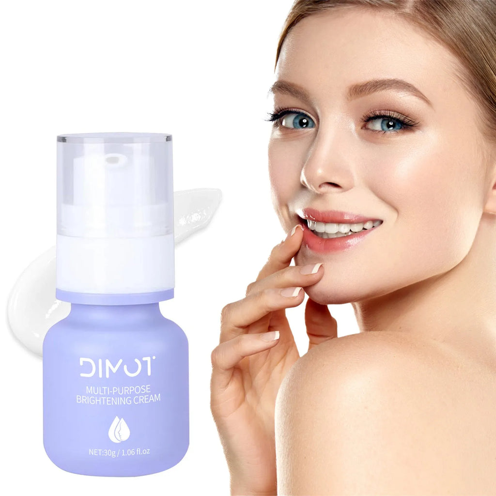 30ml moisturizing cream makeup primer in white pump bottle for all skin types