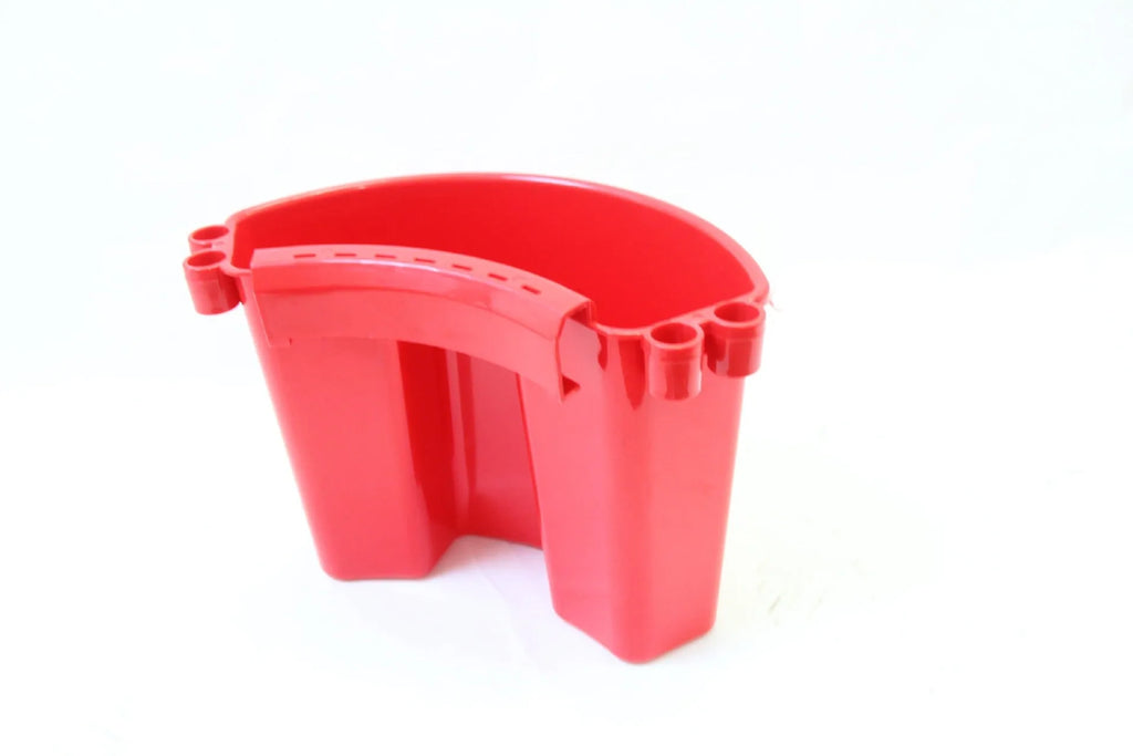 PP plastic car wash bucket in choice of black, red, blue, or pink colours