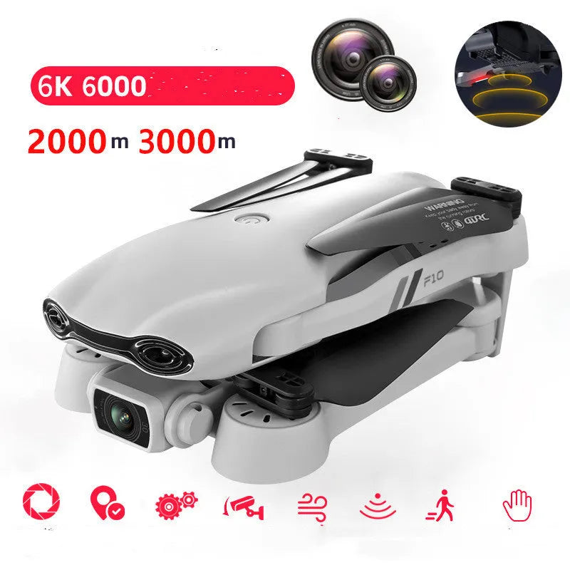 8K dual camera GPS remote control plane with brushless motor in flight