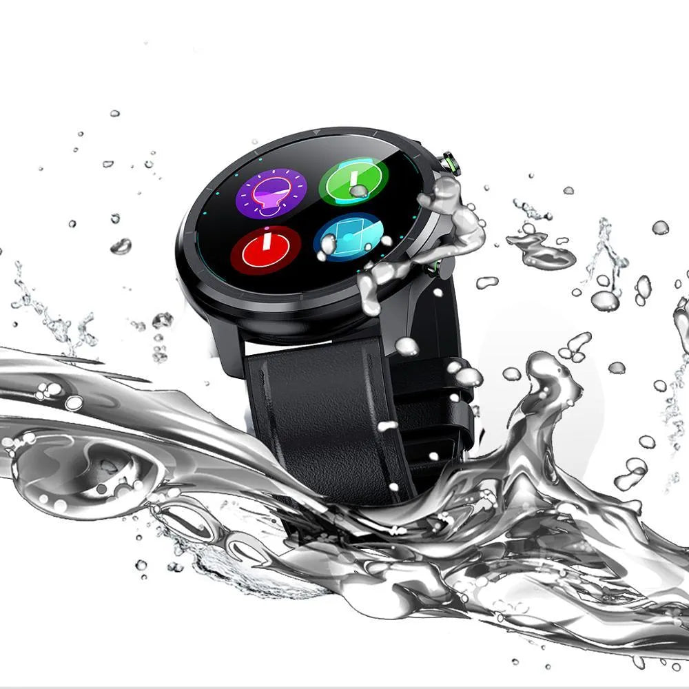 LEMFO LF26 smart bracelet showing 1.3-inch touchscreen on wrist