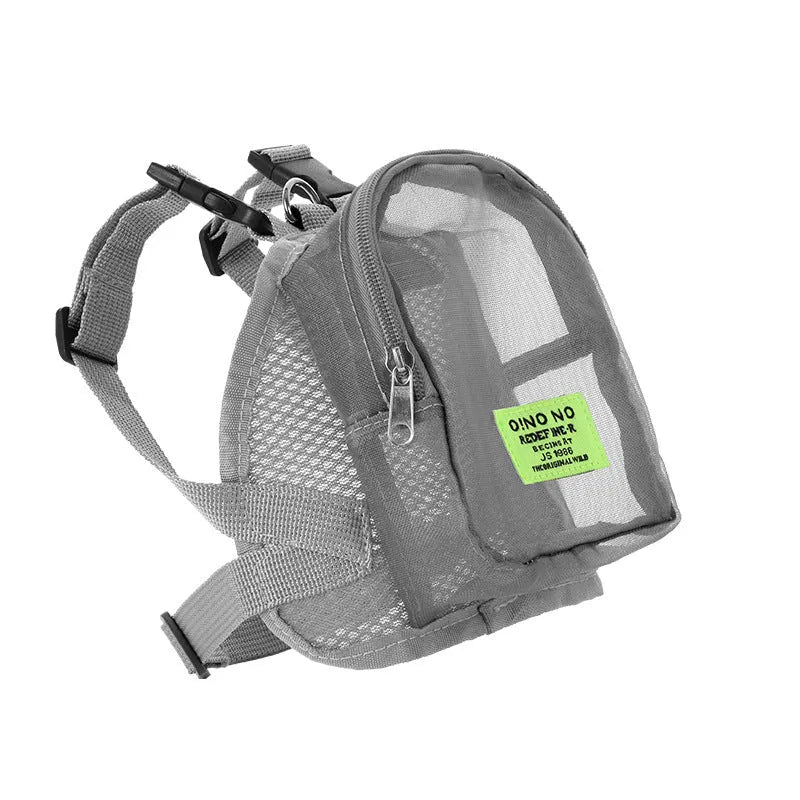 Breathable polyester dog backpack portable storage bag in multiple colours