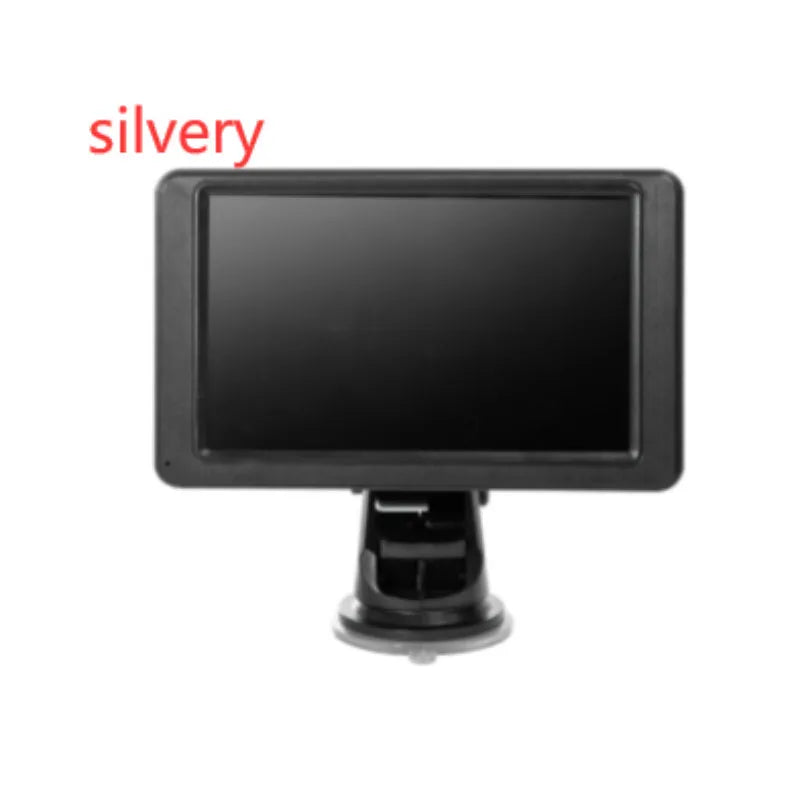 Portable vehicle-mounted MP5 player 7-inch LCD screen black colour with bracket and cables