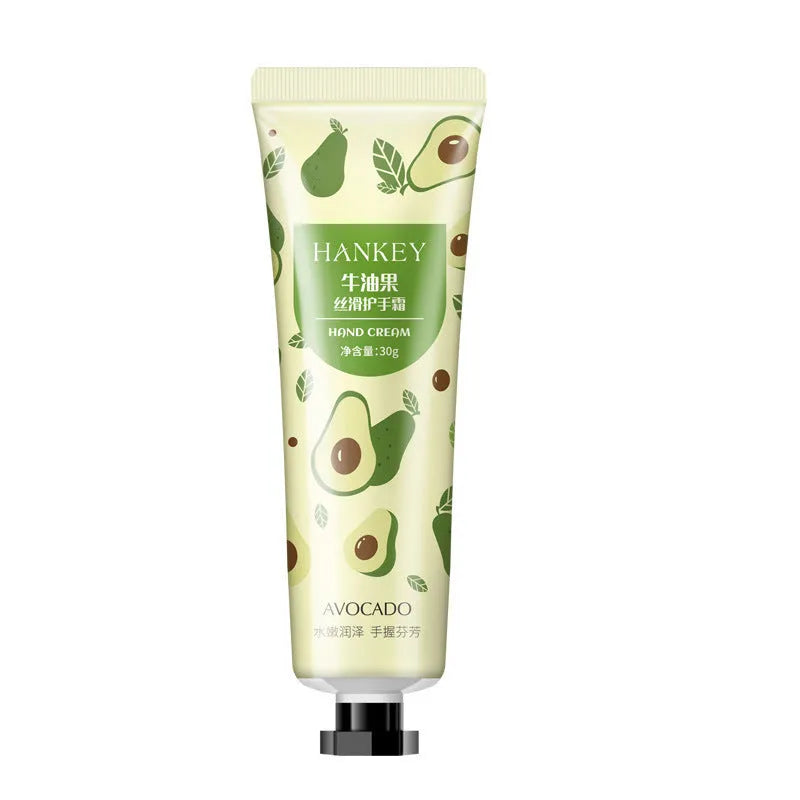 30g tube of fruit-scented hand cream with eleven botanical variant options