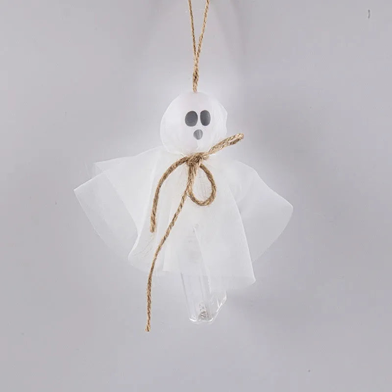 Halloween ghost LED lighting chain with colourful lights and battery box for venue decoration