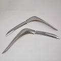 Silver ABS electroplated tail light eyebrow decoration set for Mitsubishi Outlander