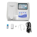 CONTEC BC300 semi-auto biochemistry blood analyser with touch screen, thermal printer, and quartz flow cell on benchtop.