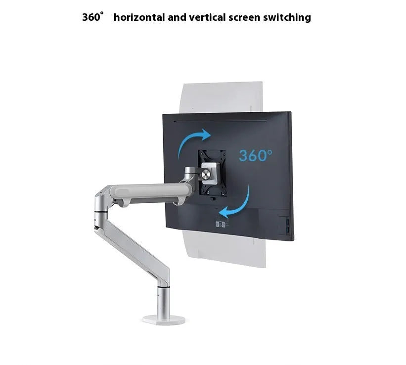 Aluminium laptop cooling stand with hover design in silver colour