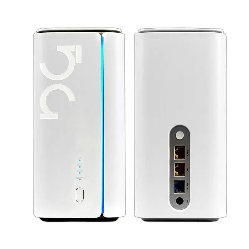 Compact 4G CPE wireless router with data cable and manual package, dimensions 51x30x5mm