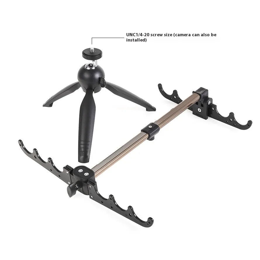 Aluminium alloy ice fishing tripod rod holder bracket for small ice fishing rods