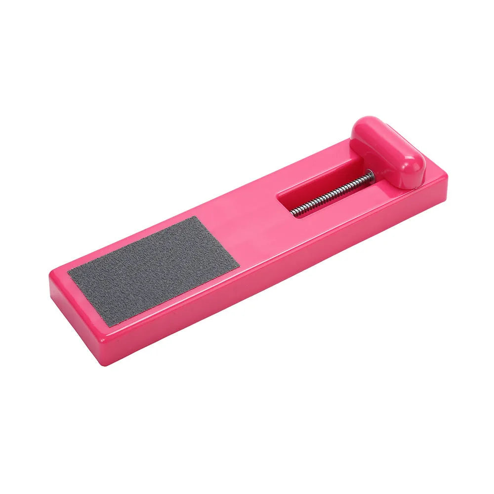 Pink ballet foot trainer with rotational shaping mechanism for instep strength development