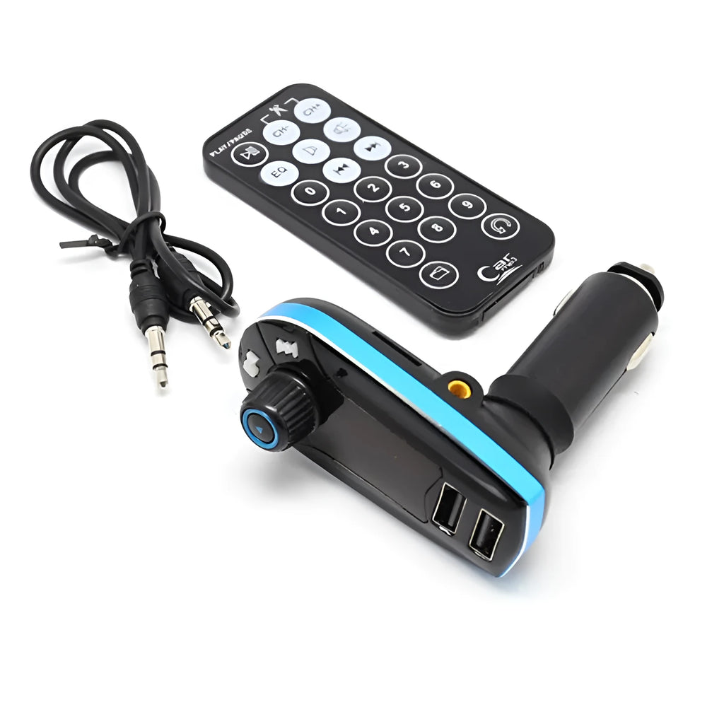 BT618C vehicle Bluetooth MP3 player FM transmitter with LCD screen and USB port
