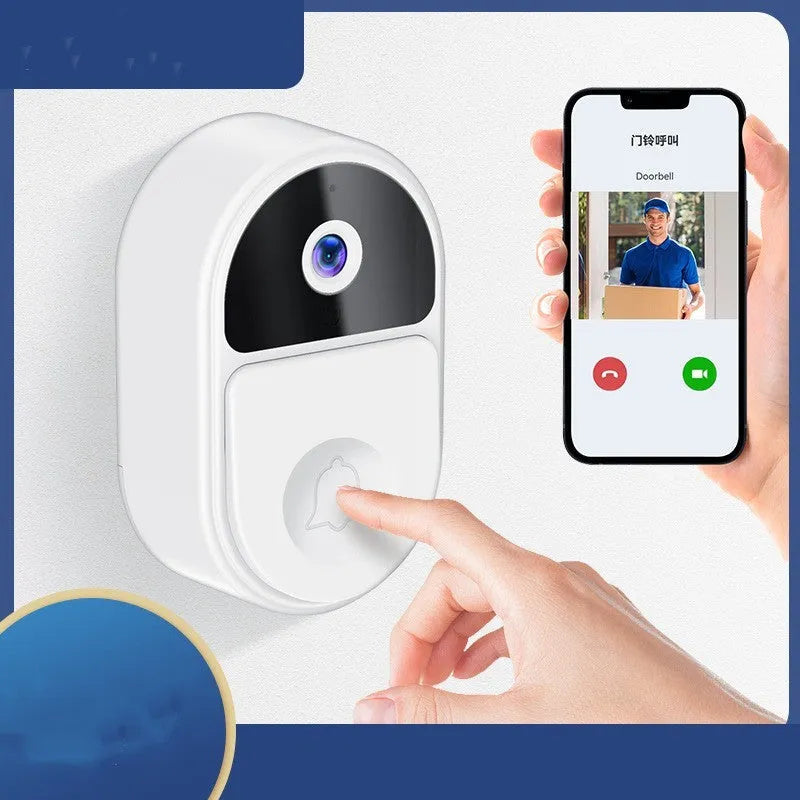 Doodle Smart Visual Doorbell V8 two-way intercom USB charging black white outdoor use