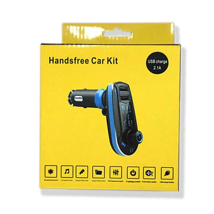 BT618C vehicle Bluetooth MP3 player FM transmitter with LCD screen and USB port