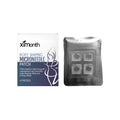 Pack of four body shaping microneedle patches with peptide and botanical active ingredients for contouring