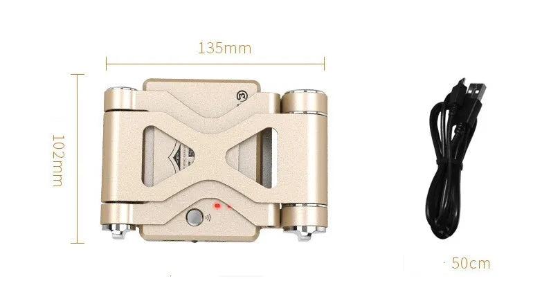 GameSir-X1 Eat Chicken Throne mobile game controller in silver finish with keyboard and mouse connected via Bluetooth