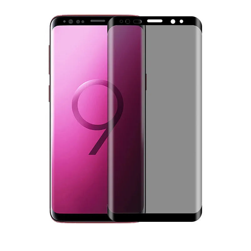 Samsung Galaxy full-screen tempered glass screen protector with anti-fingerprint surface