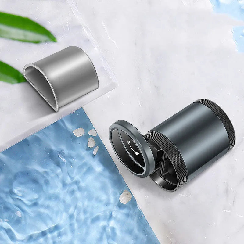 Vehicle Mounted Automatic Sensing Multi-function Ashtray Deep Sky Grey with USB port