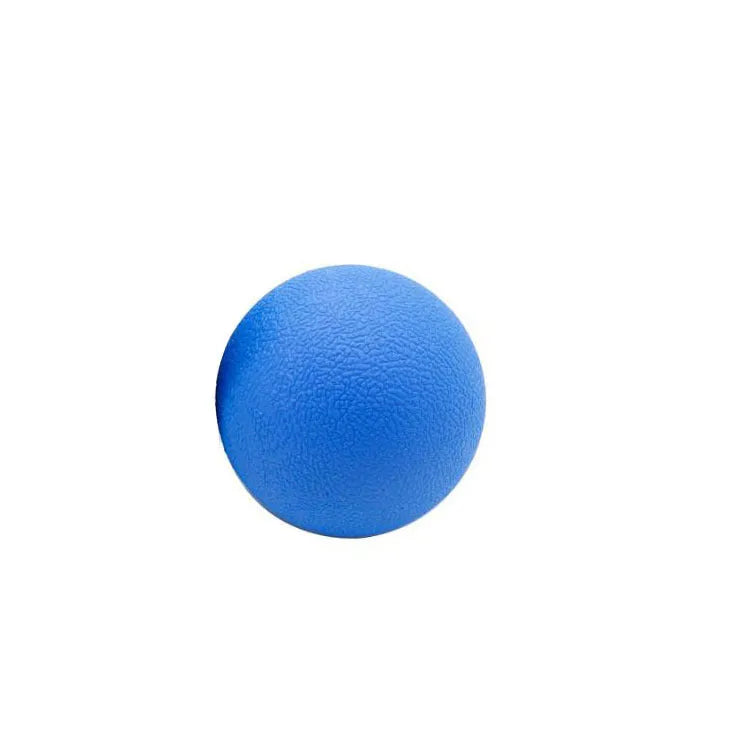 Round TPE massage ball 6.1cm diameter in green for muscle relaxation and fascia release