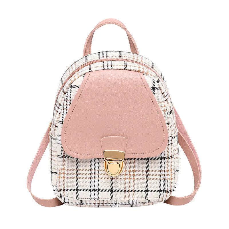 One shoulder diagonal phone bag in PU leather available in black, blue, brown, pink, and red colours.