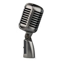 Retro-style wireless condenser microphone with cardioid pattern for vocal recording and K-song